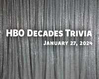 HBO Trivia Night Jan 27, 24